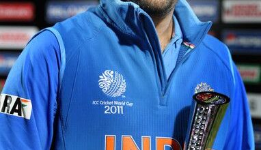 Yuvraj Singh with trophy